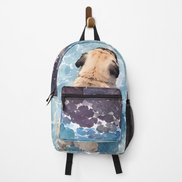 Item preview, Cute Pug Watercolor Portrait – Dog designed and sold by Petsthetic.