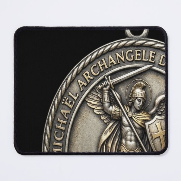 Item preview, Saint Michael Archangel Medal, St Michael Archangel designed and sold by leslygelbq.