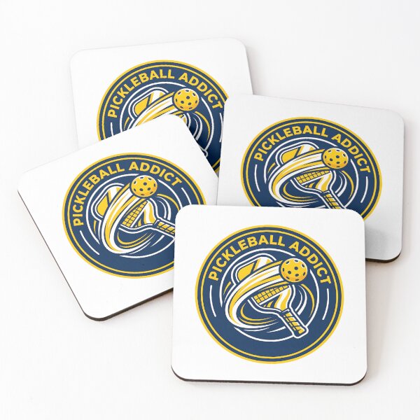 Item preview, Pickleball Addict Badge - Vintage Sport Emblem for Players designed and sold by MyHappyArtShop.