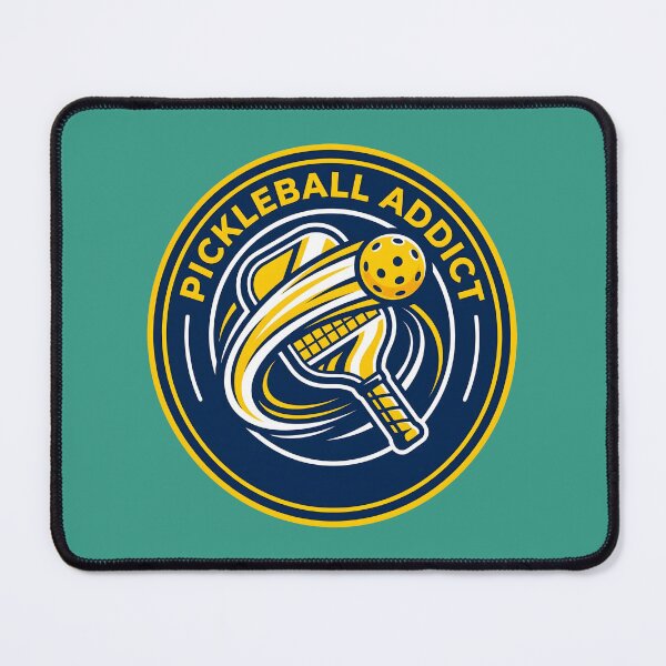 Item preview, Pickleball Addict Badge - Vintage Sport Emblem for Players designed and sold by MyHappyArtShop.