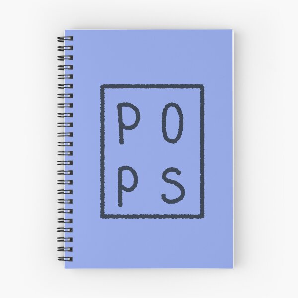 Item preview, POPS Dark Blue Lettering  designed and sold by FrenchieBoops.