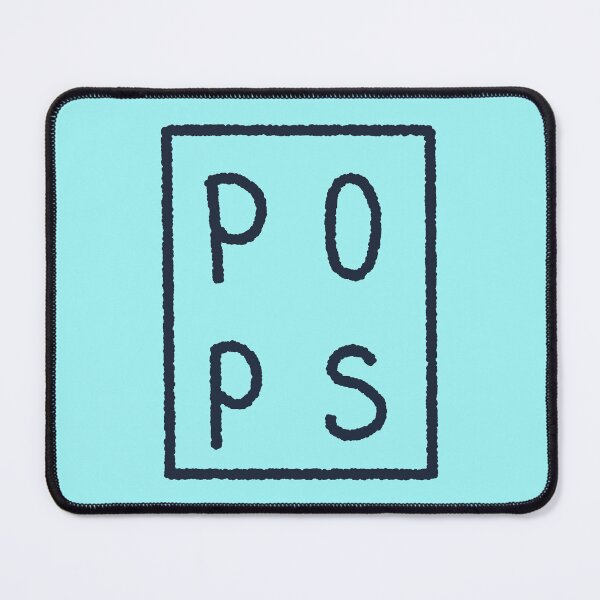 Item preview, POPS Dark Blue Lettering designed and sold by FrenchieBoops.