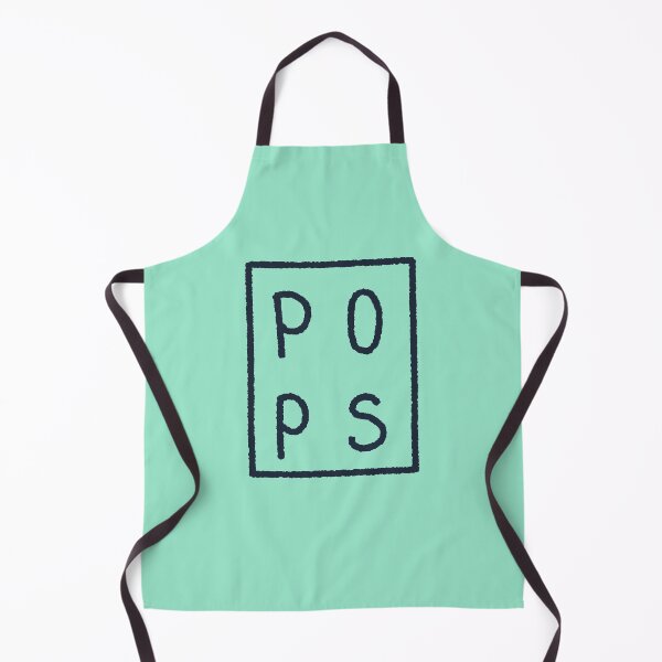 Item preview, POPS Dark Blue Lettering designed and sold by FrenchieBoops.