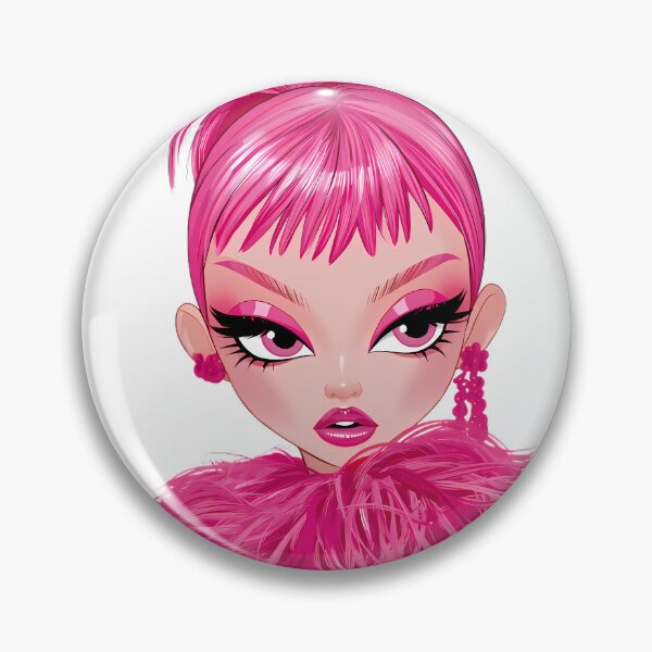 Item preview, Glam Pink Fashion Doll designed and sold by Retro Whimsy.