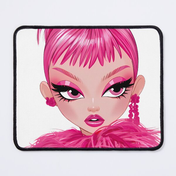 Item preview, Glam Pink Fashion Doll designed and sold by Retro Whimsy.