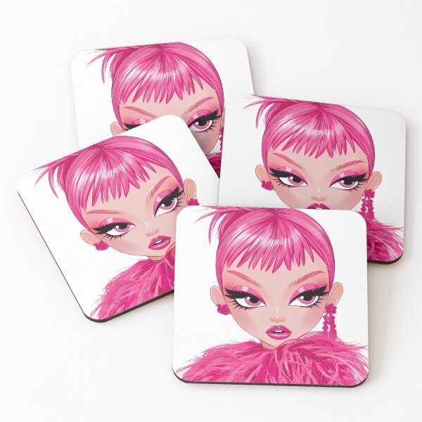 Item preview, Glam Pink Fashion Doll designed and sold by Retro Whimsy.