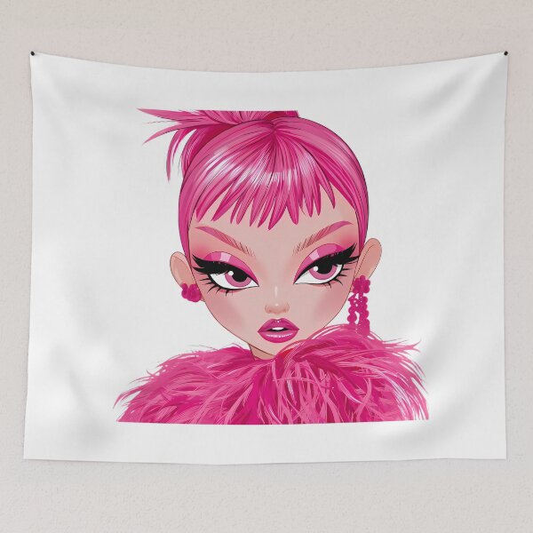 Item preview, Glam Pink Fashion Doll designed and sold by Retro Whimsy.