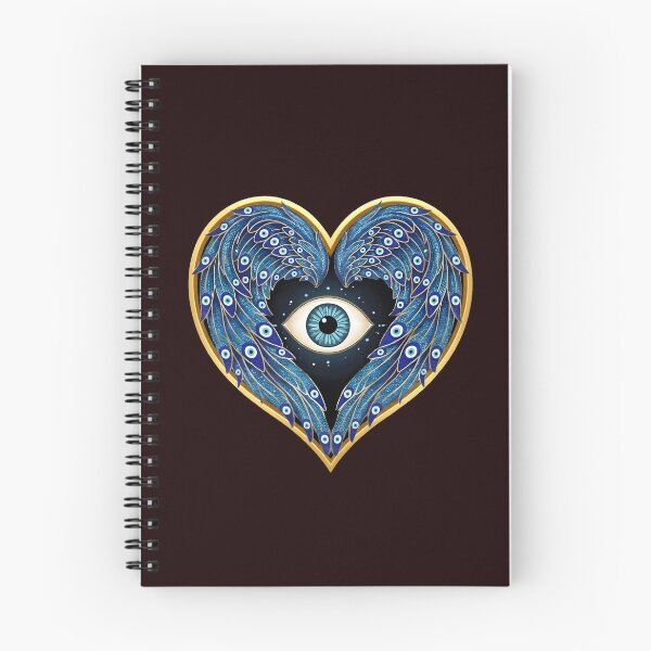 Item preview, Guardian Angel Evil Eye Sacred Heart Art designed and sold by WhiteLightPrint.