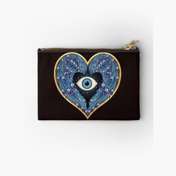 Item preview, Guardian Angel Evil Eye Sacred Heart Art designed and sold by WhiteLightPrint.