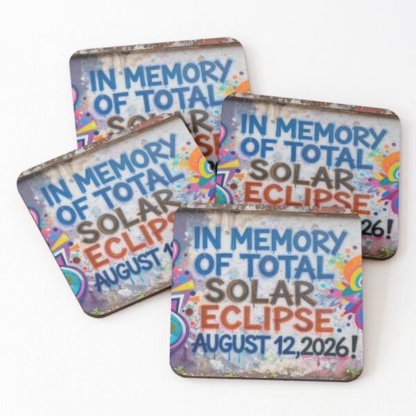 Item preview, For Astronomy Lover In Graffiti Style TOTAL SOLAR ECLIPSE AUGUST 12,2026! designed and sold by Giulivo Store Graphic.