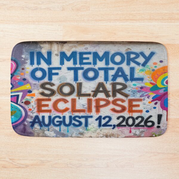 Item preview, For Astronomy Lover In Graffiti Style TOTAL SOLAR ECLIPSE AUGUST 12,2026! designed and sold by Giulivo Store Graphic.