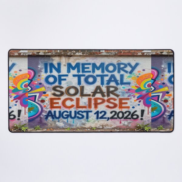 Item preview, For Astronomy Lover In Graffiti Style TOTAL SOLAR ECLIPSE AUGUST 12,2026! designed and sold by Giulivo Store Graphic.