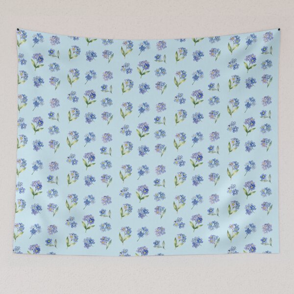 Item preview, Forget me not flower pattern - gifts for beloved and friends designed and sold by ewicraft.