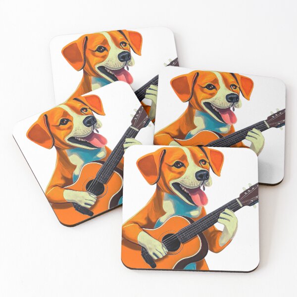 Item preview, Funny Dog Playing Guitar – Music Lover & Guitarist designed and sold by say_li03.