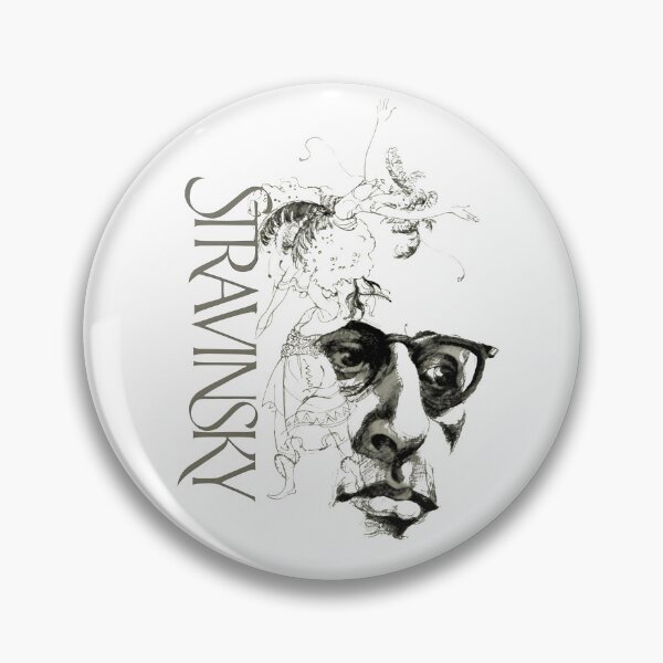 Item preview, Igor Stravinsky Vintage Portrait designed and sold by TheGreatGildy.