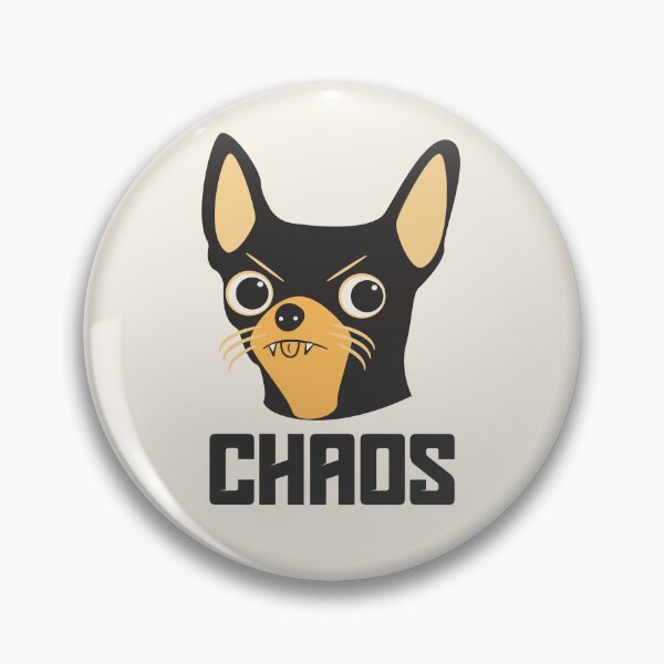 Item preview, Chaos Mad Dog Chihuahua Funny Illustration designed and sold by beboplab.