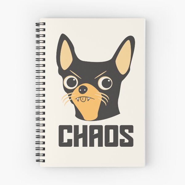 Item preview, Chaos Mad Dog Chihuahua Funny Illustration designed and sold by beboplab.