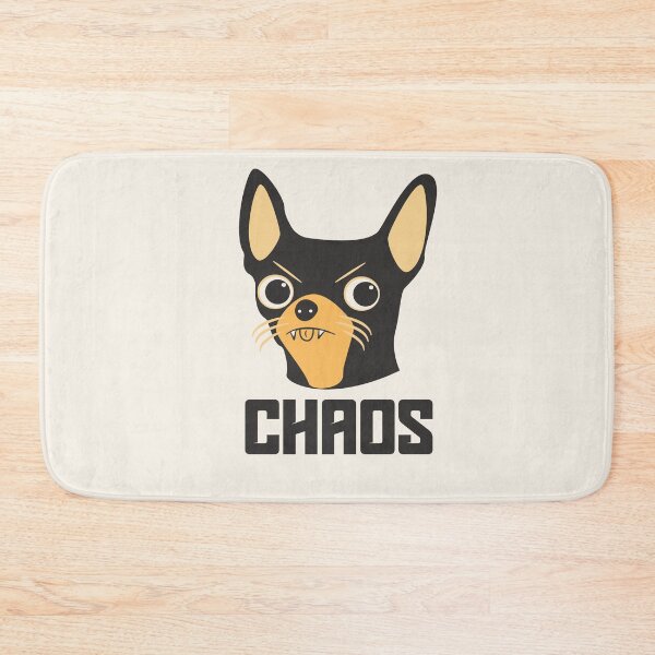 Item preview, Chaos Mad Dog Chihuahua Funny Illustration designed and sold by beboplab.