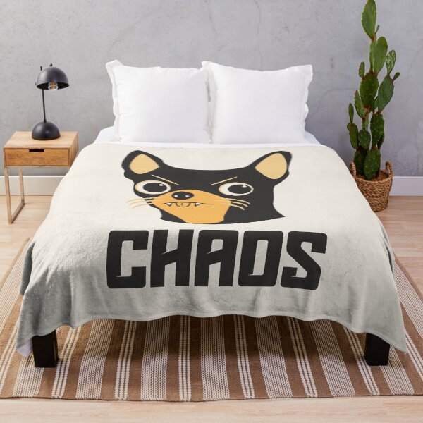 Item preview, Chaos Mad Dog Chihuahua Funny Illustration designed and sold by beboplab.