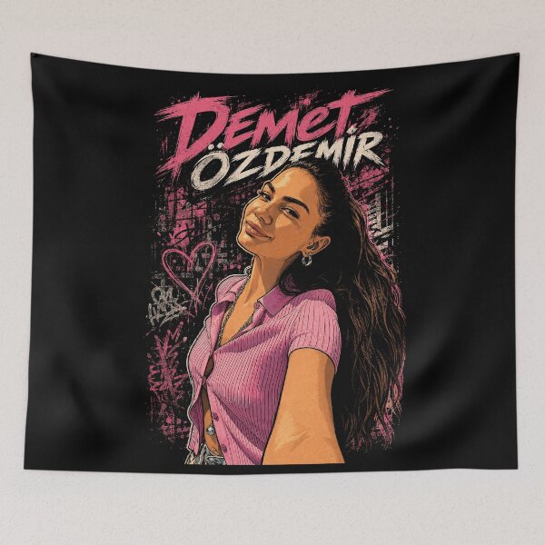 Item preview, Demet Özdemir actress pink designed and sold by DrFumaStone.