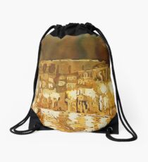 Leaving Segovia Drawstring Bag