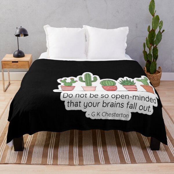 Item preview, Cactus Chesterton Quote designed and sold by leslygelbq.