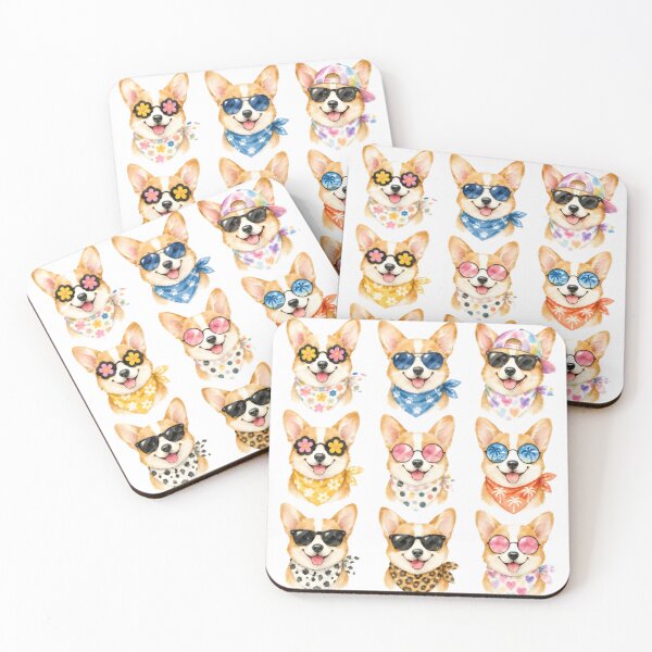 Item preview, Cute Corgi Watercolor Portrait – Dog designed and sold by Petsthetic.