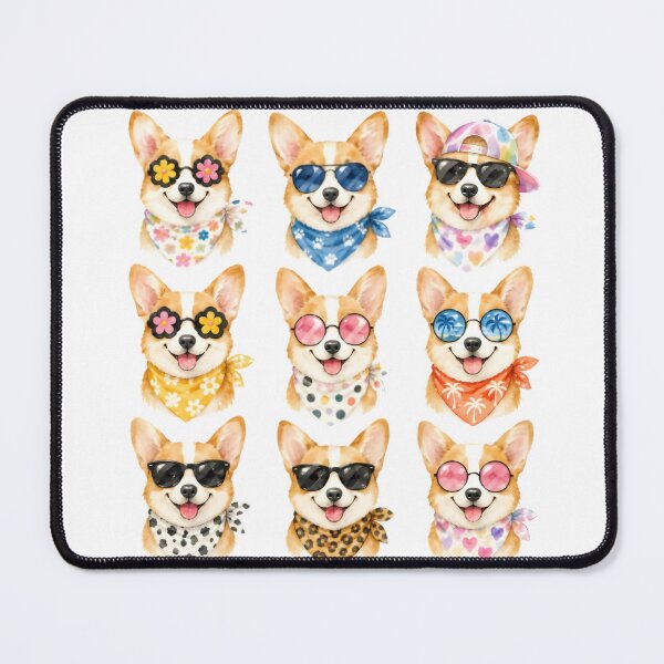 Item preview, Cute Corgi Watercolor Portrait – Dog designed and sold by Petsthetic.