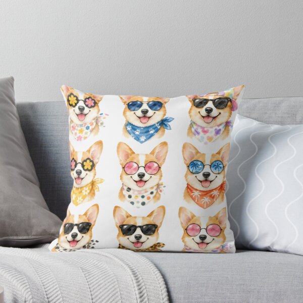 Item preview, Cute Corgi Watercolor Portrait – Dog designed and sold by Petsthetic.