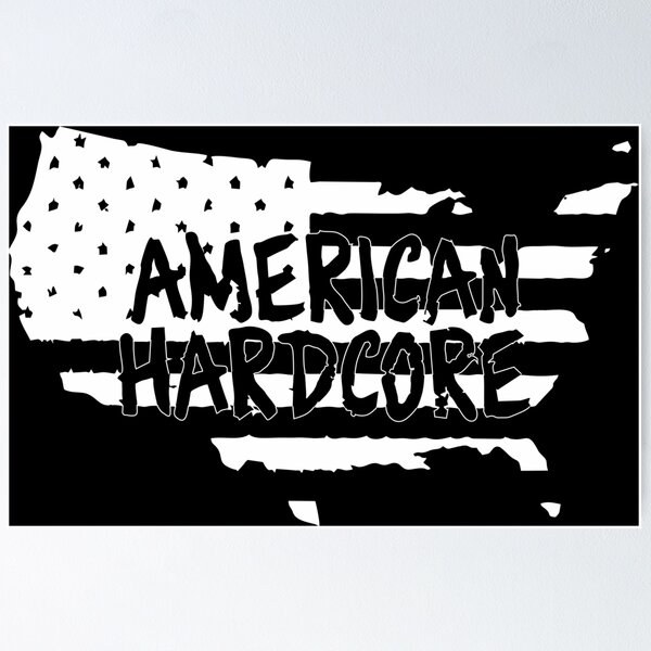 Item preview, AMERICAN HARDCORE BLACK designed and sold by NGgallery.