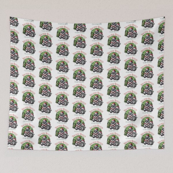Item preview, Raccoon Christmas Funny Rudolph Alternative Holiday Design designed and sold by FuzionRaptor.