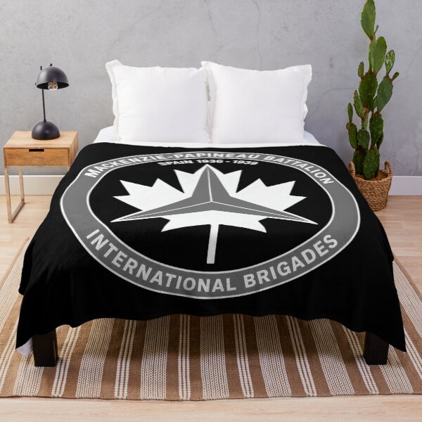 Item preview, Mackenzie Papineau Battalion International Brigades Antifascist Emblem Print designed and sold by PinUpPizzazz.