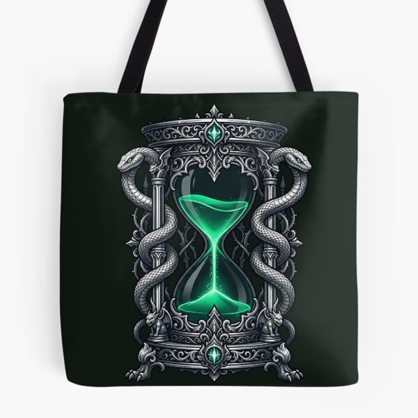 Item preview, Gothic Serpent Hourglass of Forbidden Time - Dark Magic Alchemist Tool designed and sold by KreonaTime.