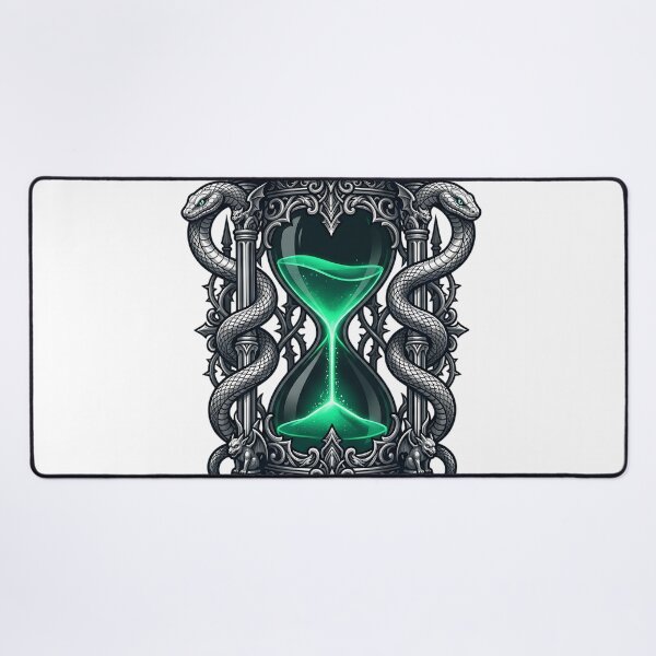 Item preview, Gothic Serpent Hourglass of Forbidden Time - Dark Magic Alchemist Tool designed and sold by KreonaTime.