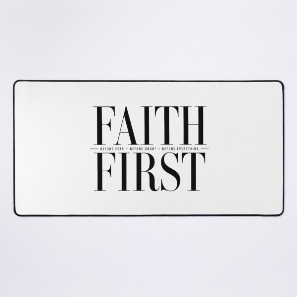 Item preview, Faith First Christian T-Shirt | Faith Over Fear Christian Design designed and sold by Illustrated Faith.
