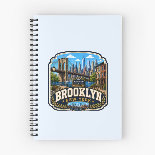 Item preview, Brooklyn, New York - Bridge & Skyline designed and sold by Myra365Art.