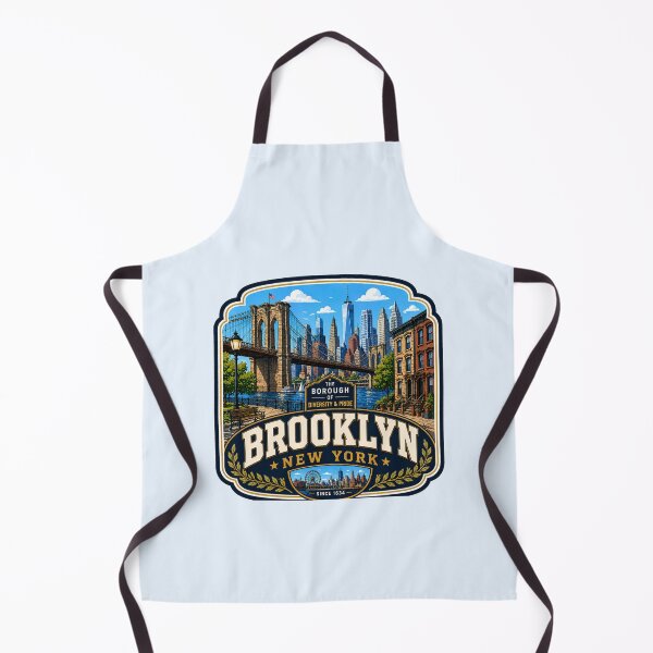 Item preview, Brooklyn, New York - Bridge & Skyline designed and sold by Myra365Art.