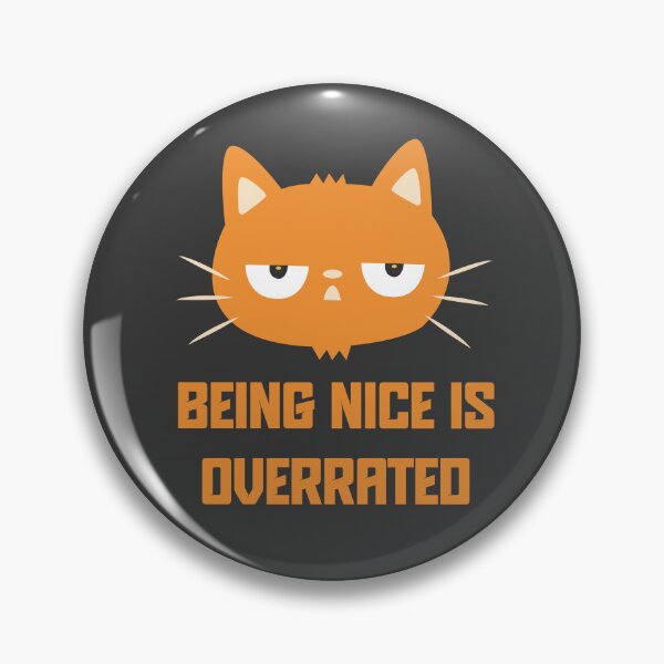 Item preview, Being Nice is Overrated Illustration designed and sold by beboplab.