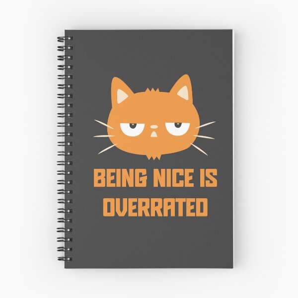 Item preview, Being Nice is Overrated Illustration designed and sold by beboplab.