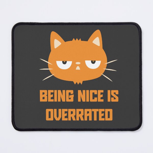 Item preview, Being Nice is Overrated Illustration designed and sold by beboplab.