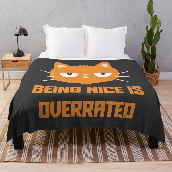 Item preview, Being Nice is Overrated Illustration designed and sold by beboplab.