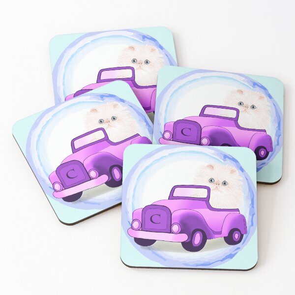 Item preview, Himalayan Cat Driving Car designed and sold by artmuvz.