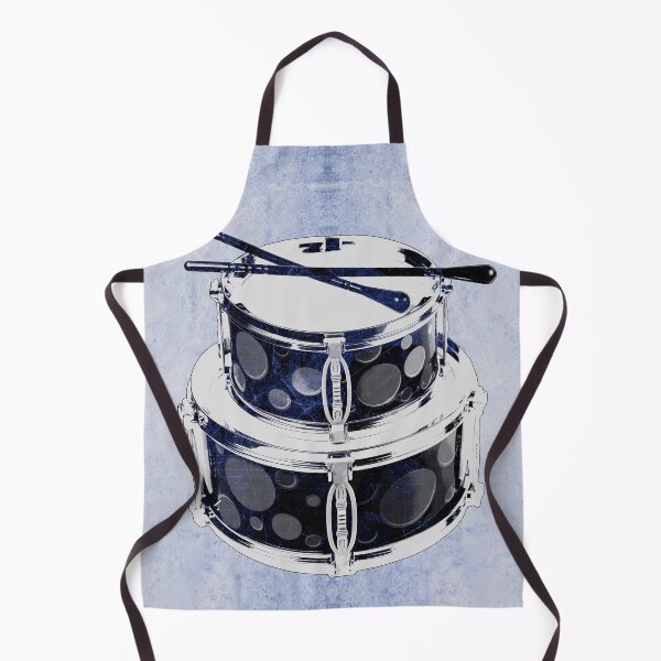 Item preview, Blue Retro Polka Dot Toy Drum Set Drumsticks designed and sold by Ghoul Enterprises.