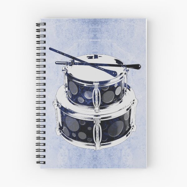 Item preview, Blue Retro Polka Dot Toy Drum Set Drumsticks designed and sold by Ghoul Enterprises.