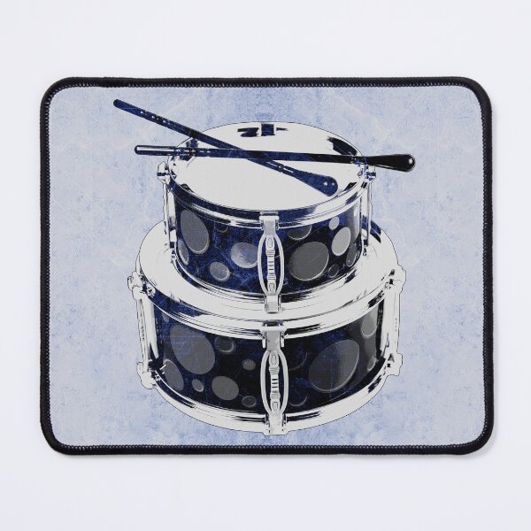 Item preview, Blue Retro Polka Dot Toy Drum Set Drumsticks designed and sold by Ghoul Enterprises.
