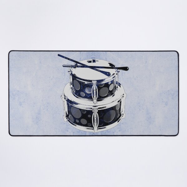 Item preview, Blue Retro Polka Dot Toy Drum Set Drumsticks designed and sold by Ghoul Enterprises.