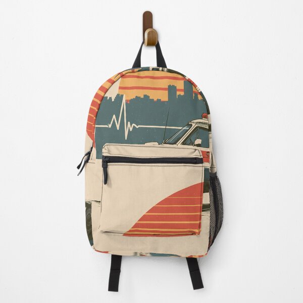 Item preview, Paramedic Retro Ambulance EMT Sunrise Art designed and sold by FrostyFrisby.