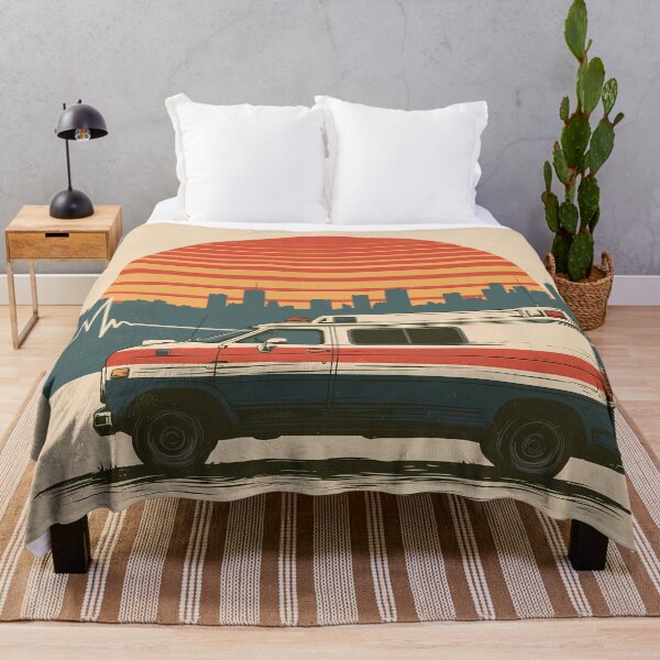 Item preview, Paramedic Retro Ambulance EMT Sunrise Art designed and sold by FrostyFrisby.