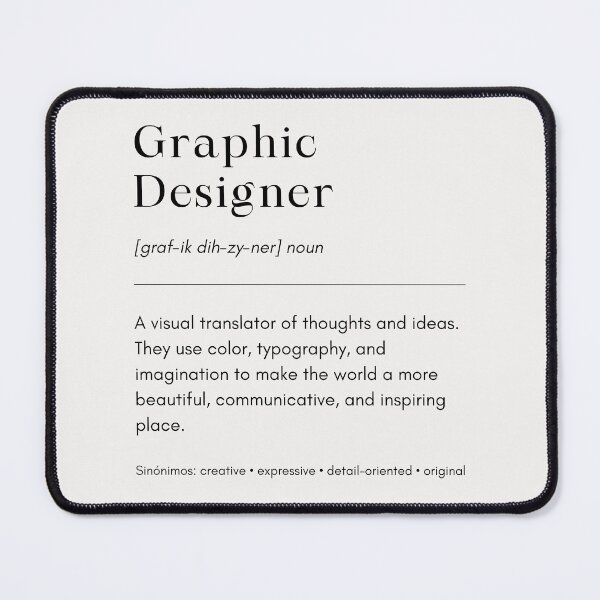 Item preview, Graphic Designer Definition Typography Art | Creative Designer Definition Quote | Graphic Designer Life Definition Minimalist | Graphic Designer Gift For Student Graduation designed and sold by LitzoyGlobeArt.