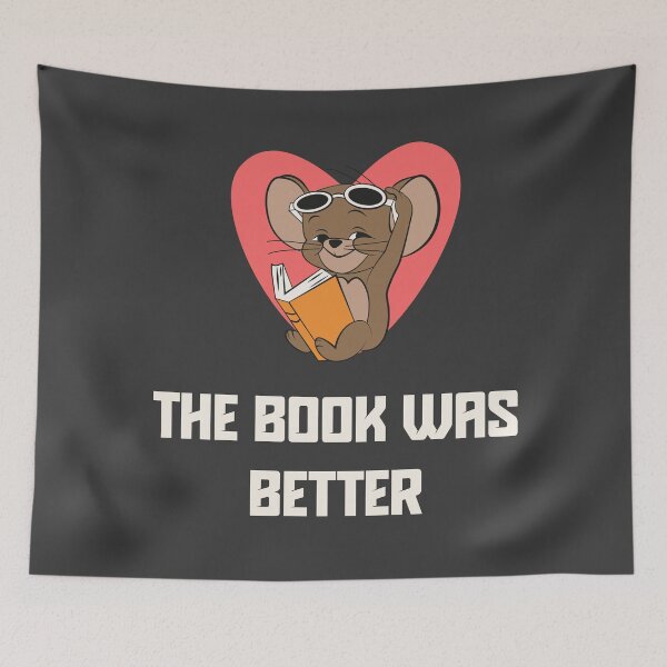 Item preview, The Book Was Better Illustration designed and sold by beboplab.
